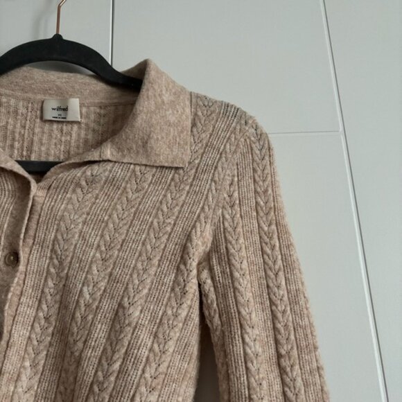 Aritzia Wilfred Polo Longsleeve Sweater - Picture 4 of 7